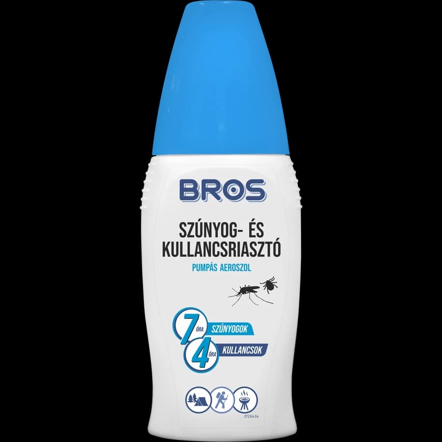 BROS Szúnyog-és kullancsriasztó pumpás aeroszol, 50 ml