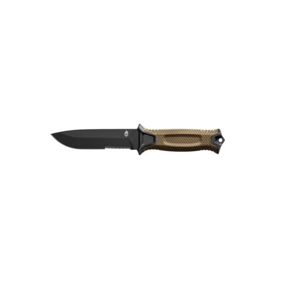 GERBER STRONGARM taktikai tőr, félig fogazott pengével, coyote
