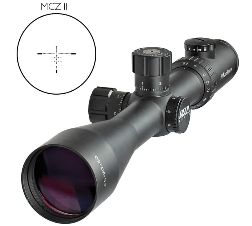 Delta Titanium 4,5-30x50 MCZ, MCZ-II szálkereszttel
