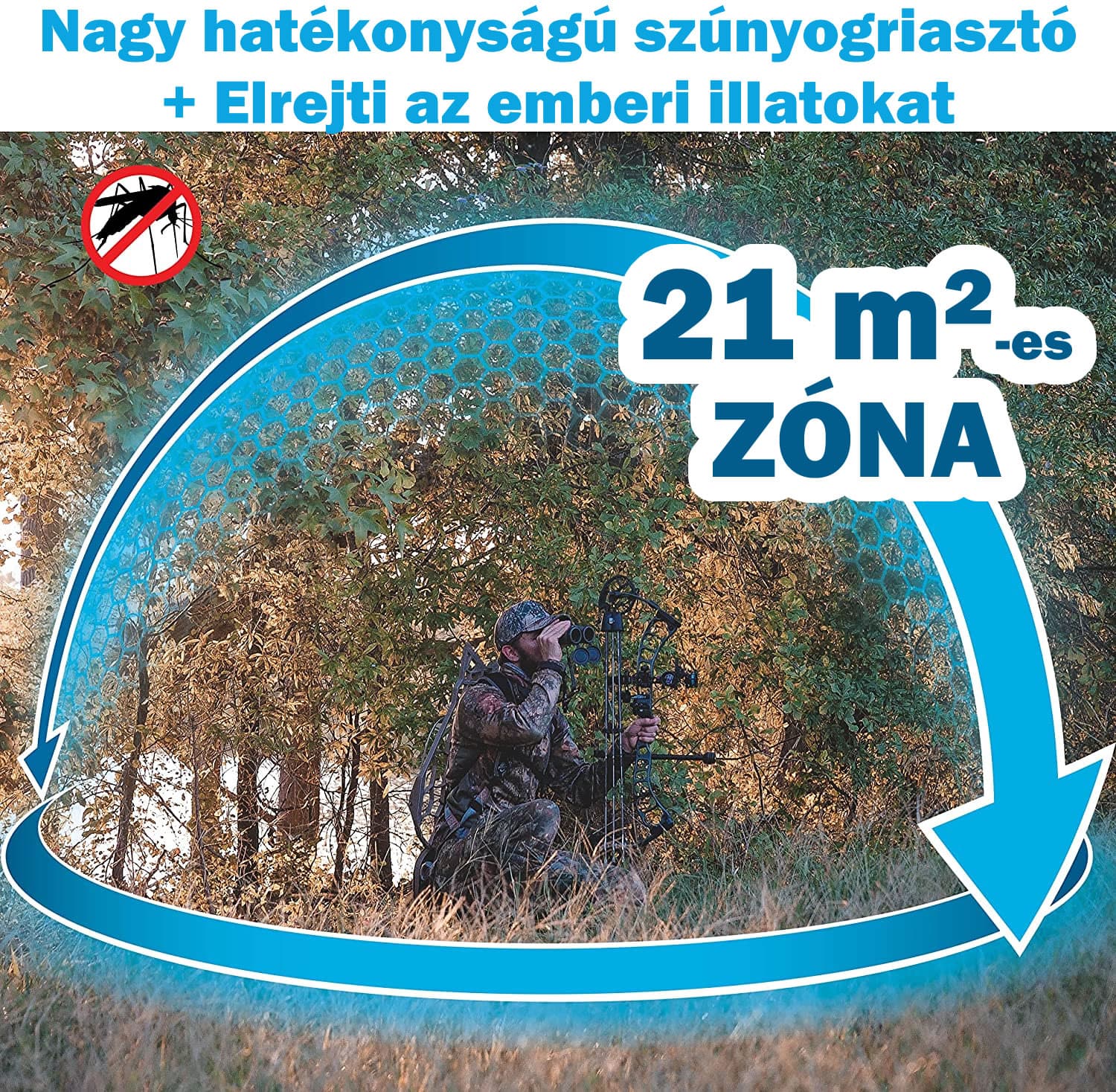 Thermacell MR300 kézi szúnyogriasztó olívazöld Akár 21 m²-es védett terület