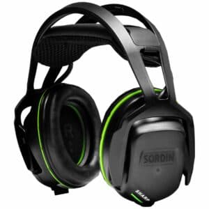 Sordin Sharp Aktiver kapszulás Hallásvédő Bluetooth-al és habpárnával EN 352 - SNR: 29 dB