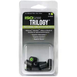 ISOtunes Trilogy füldugók - 5 pár csere füldugó, rövid/S