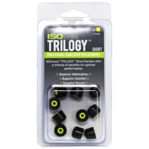 ISOtunes Trilogy füldugók - 5 pár csere füldugó, rövid/M