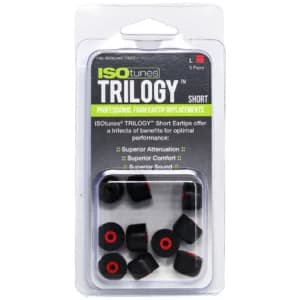 ISOtunes Trilogy füldugók - 5 pár csere füldugó, rövid/L