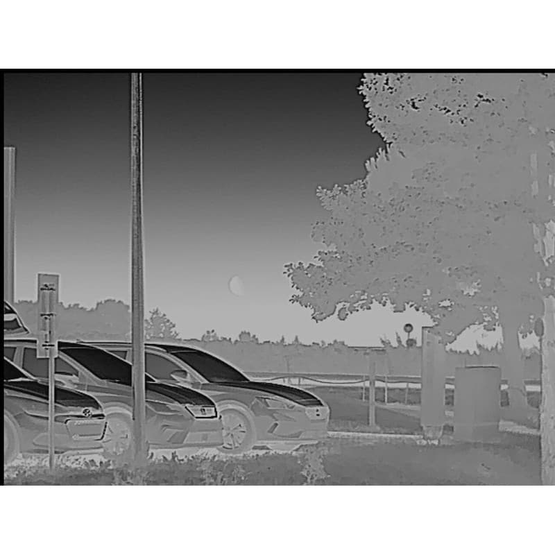 DIYCON VisIR 335 hőkamera és éjjellátó céltávcső egyben Fusion, 384 x 288 Pixel, 35 mm objektív 18,5 cm hosszú