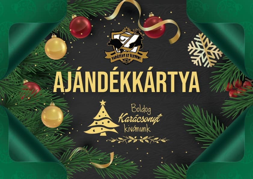 Z-shops Vadász Ajándékkártya Karácsonyra
