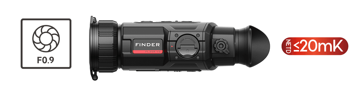 InfiRay Finder FH35R V2 LRF hőkamera távolságmérővel 640x512 35 mm-es ojektiv