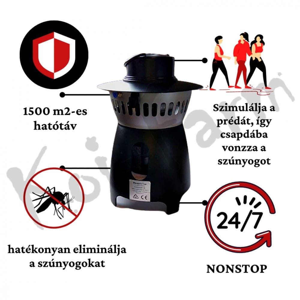 Amplecta MT-100 szúnyogcsapda – miért lehet az egyik legjobb választás nyári szúnyoginvázió ellen?