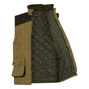 Walker and Hawkes Férfi Derby Tweed Warrington Elegáns Mellény – Anglia Kifinomultsága Világos