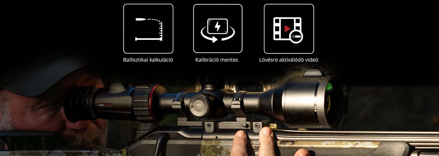 Nocpix Ace L35 Hőkamera Céltávcső Hőszenzor: 384x288