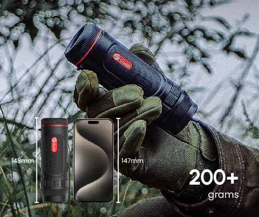 Guide TE411 Hőkamera Kereső 19 -mm es objektiv