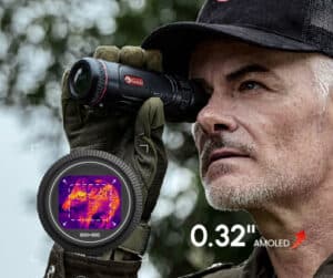 Guide TE421 Hőkamera Kereső 25-mm-es objektív Vitrin Darab