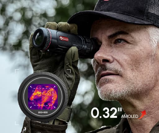 Guide TE421 Hőkamera Kereső 25-mm-es objektív Vitrin Darab