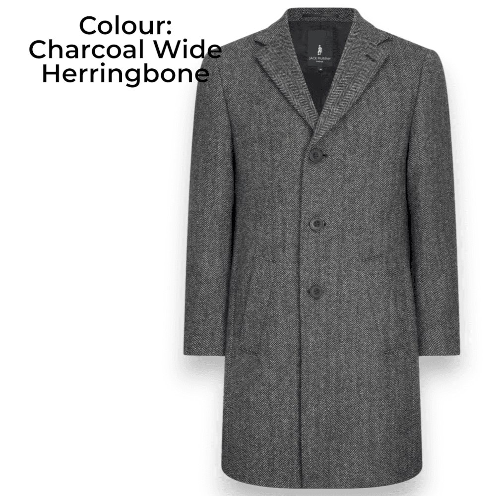 Walker & Hawkes Jack Murphy Owen Tweed Középhosszú Kabát