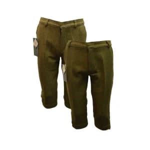 Walker & Hawkes Kids’ Derby Tweed Plus Twos Brackley Breeks – Klasszikus tweed térdnadrág gyerekeknek