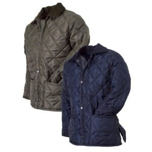 Walker & Hawkes Kids’ Quilted Bomber Husky Jacket – Klasszikus steppelt bomberdzseki gyerekeknek