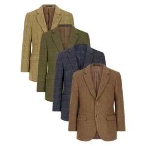 Walker & Hawkes Férfi Windsor Derby Tweed Country Zakó