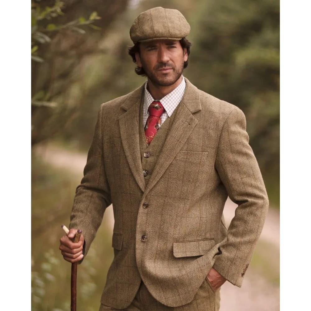 Walker & Hawkes Férfi Windsor Derby Tweed Country Zakó