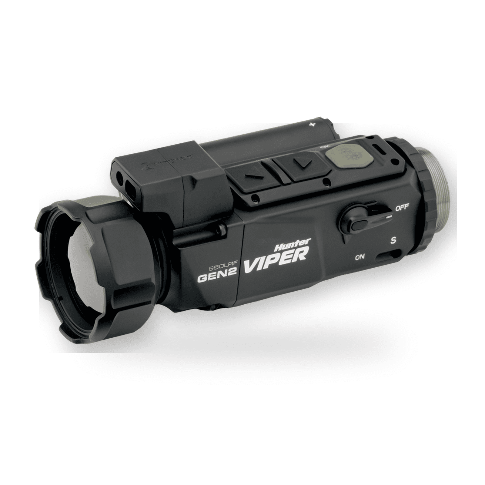 Nitehog VIPER GEN2 650 LRF Hőkamera-előtét integrált lézeres távolságmérővel és ballisztikai számítógéppel