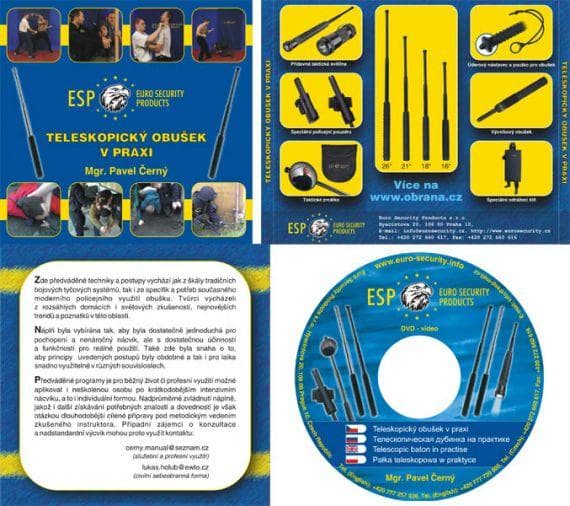 ESP vipera, teleszkópos bot kiegészitők Training DVD