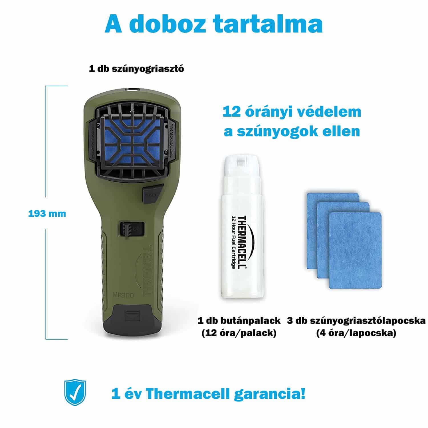 THERMACELL 48 órás utántöltő szett R-4 Akcióba