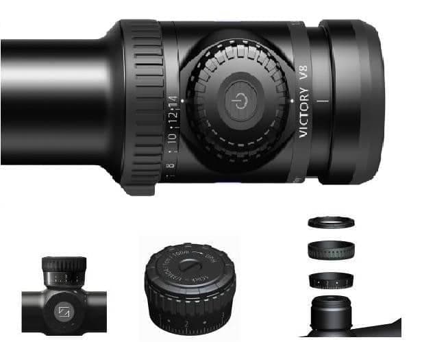 Zeiss Victory V8 M Céltávcső 2.8–20x56 Világítópontos