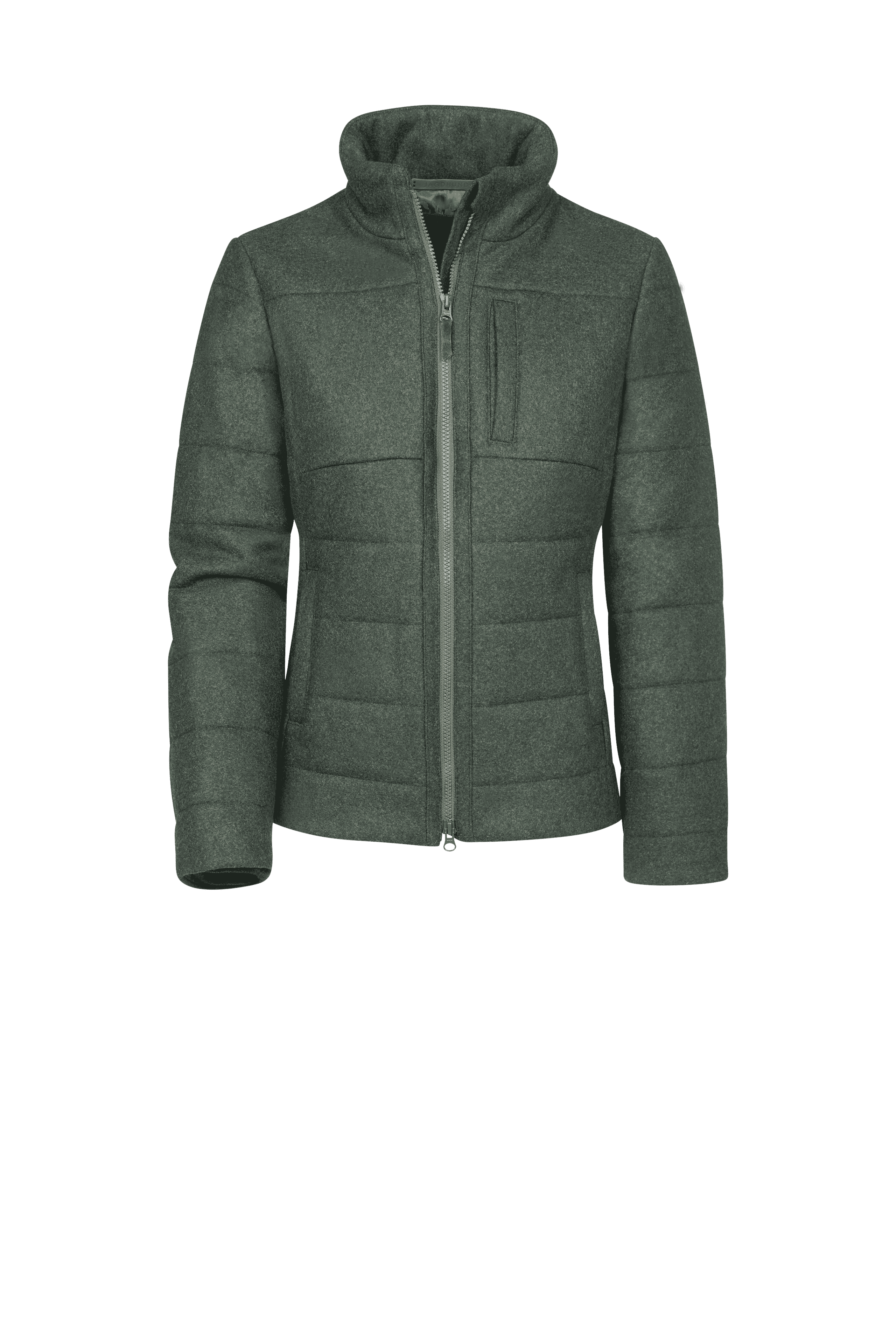 Jagdhund ALPACH zöld női steppelt vadászkabát (4xl) D 48