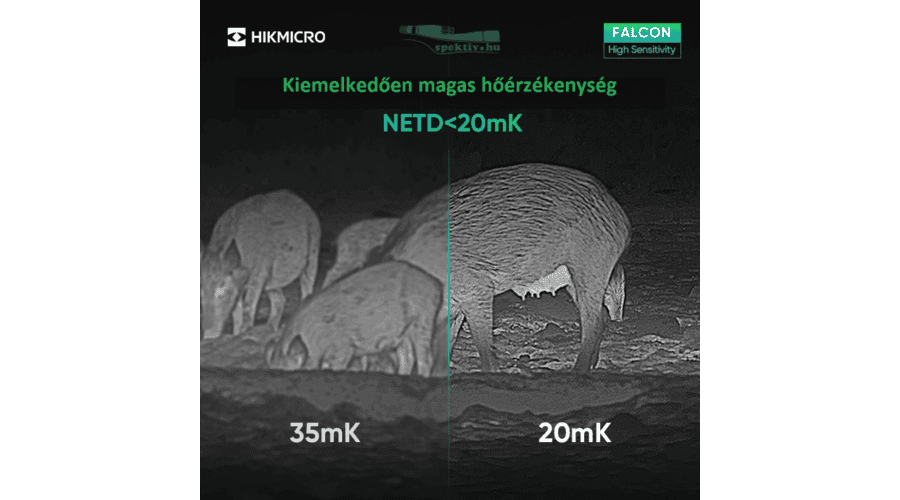 HIKMICRO Falcon FQ35 kézi hőkamera kereső