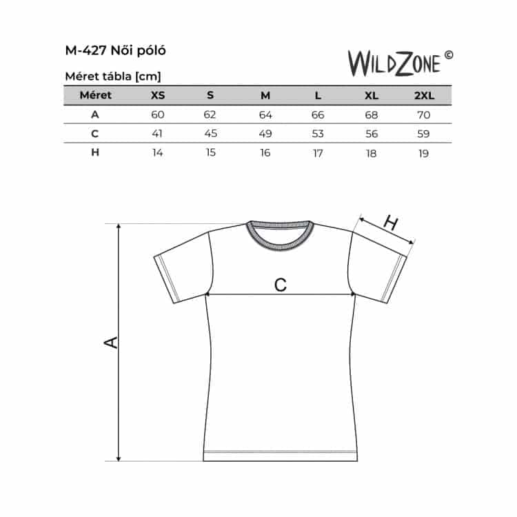 Z-shops női vadász póló Havasi gyopár mintával
