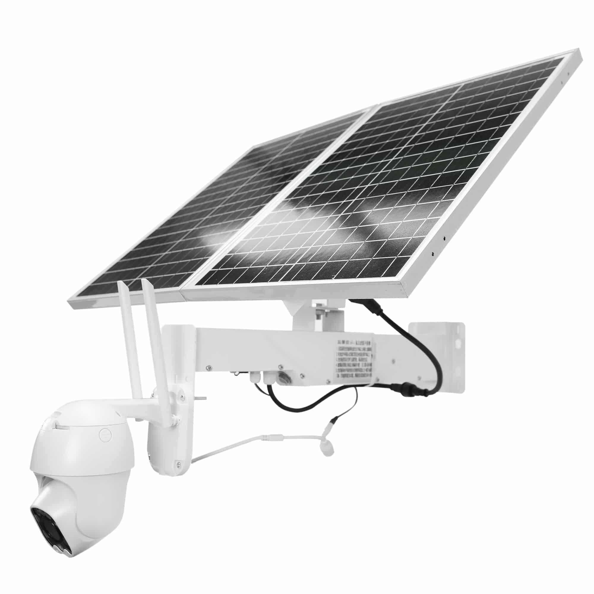 IP65 élőképes PTZ 5MP megfigyelő kamera, GSM 4G, microSD, mozgásérzékelés, kültéri IP66, IR LEDES Nagyméretű napelemmel