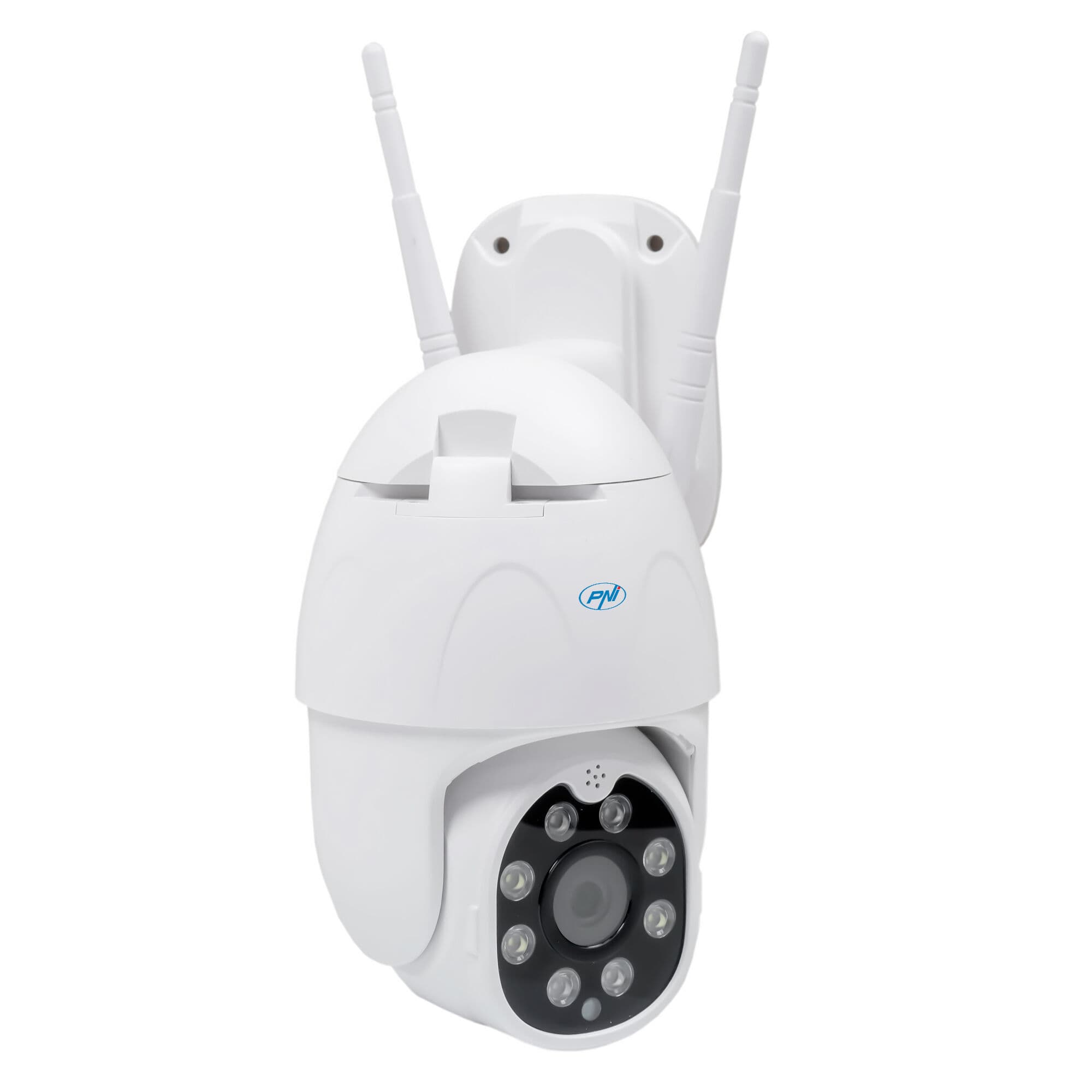 PNI IP230T 1080P vezeték nélküli videó megfigyelő kamera H264 + PTZ + 128 GB microSD, Night Vision, Tuya alkalmazás, P2P, Android, iOS, beltéri és kültéri használatra, mozgás utáni forgatás, mozgásriasztás