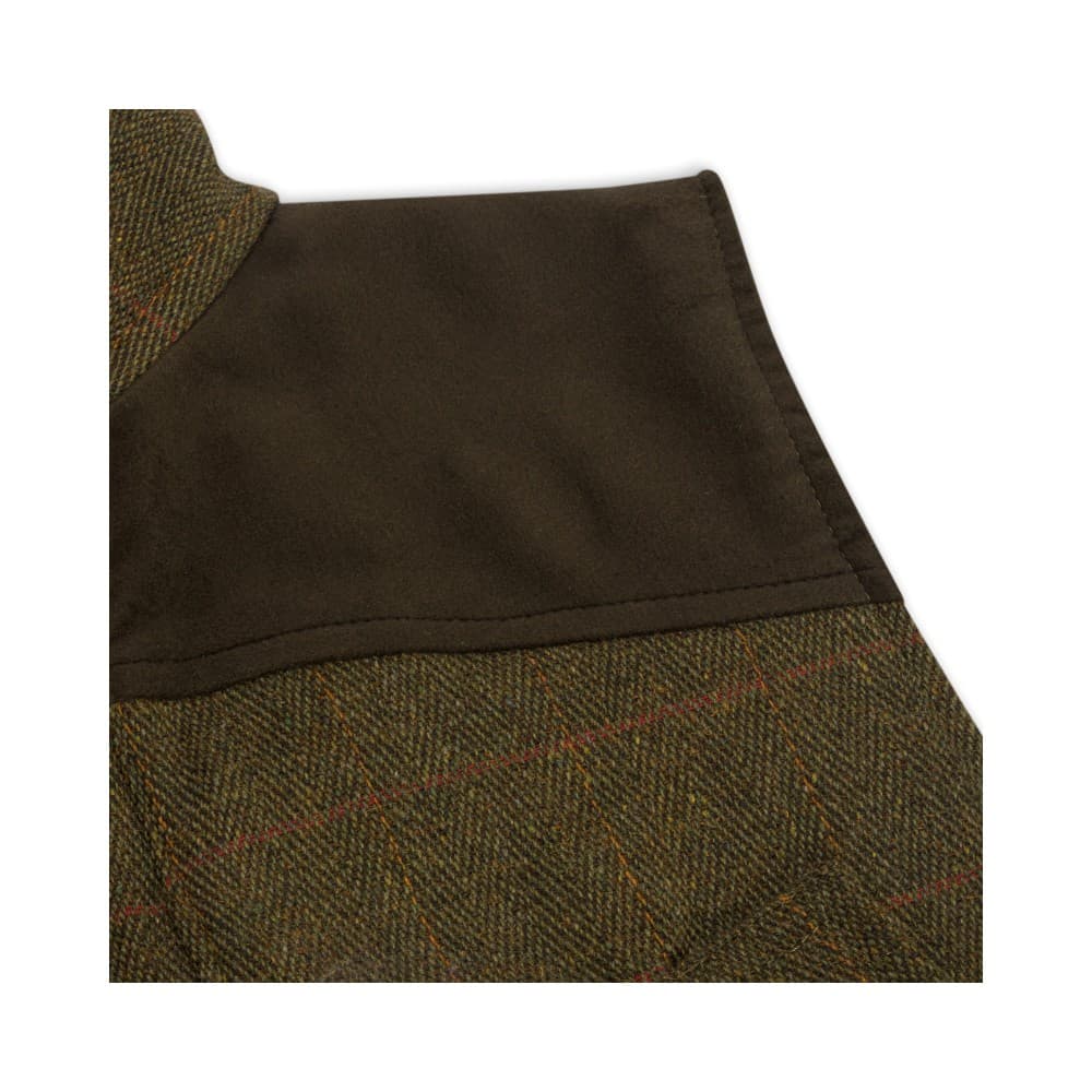 Walker and Hawkes Férfi Derby Tweed Warrington Elegáns Mellény – Anglia Kifinomultsága Sötét/dark sage