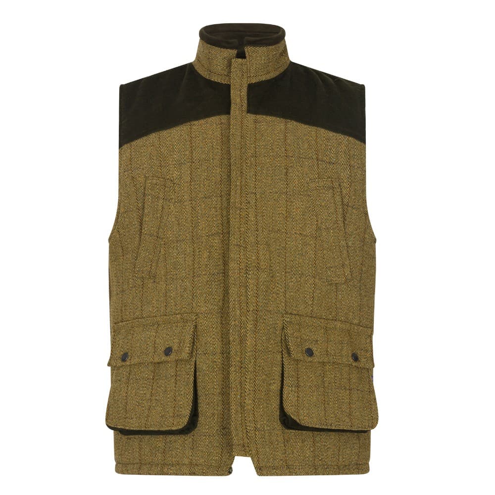 Walker and Hawkes Férfi Derby Tweed Warrington Elegáns Mellény – Anglia Kifinomultsága Világos