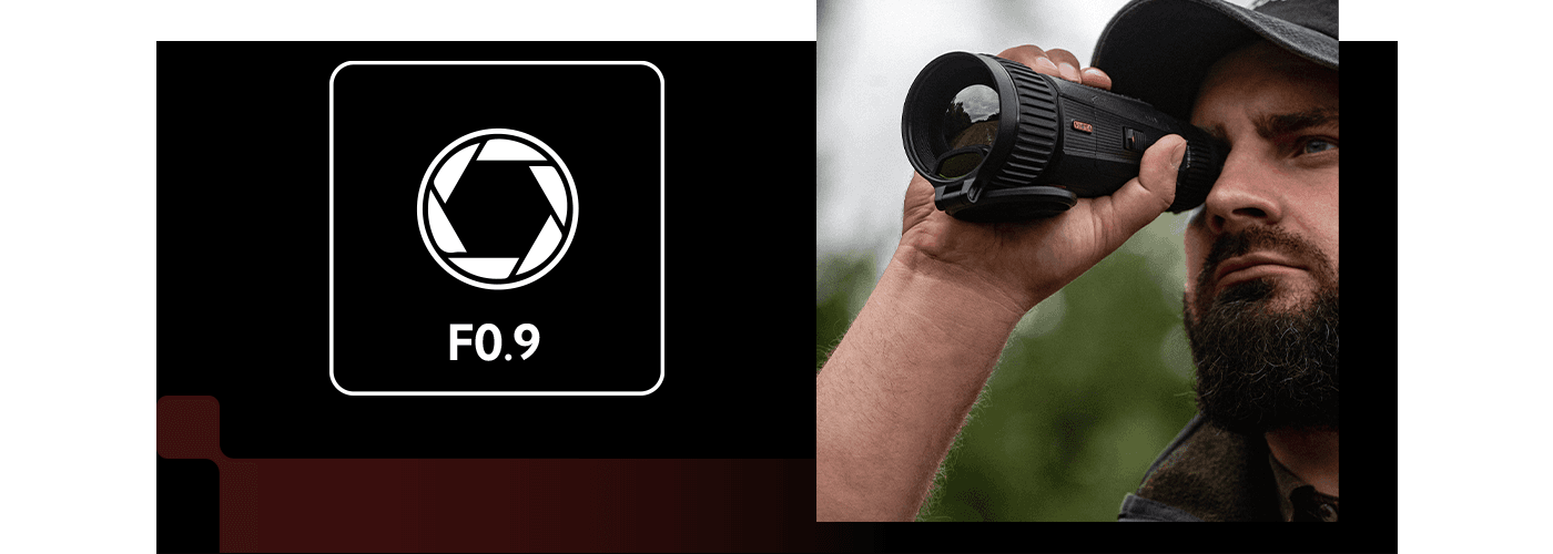 Nocpix Vista H35 hőkamera kereső 3-28x 35 mm Hőszenzor: 640x512 12μm Hőszenzor NETD Hőszenzor NETD : 15 mK K ijelző Kijelző: 2560×2560 AMOLED