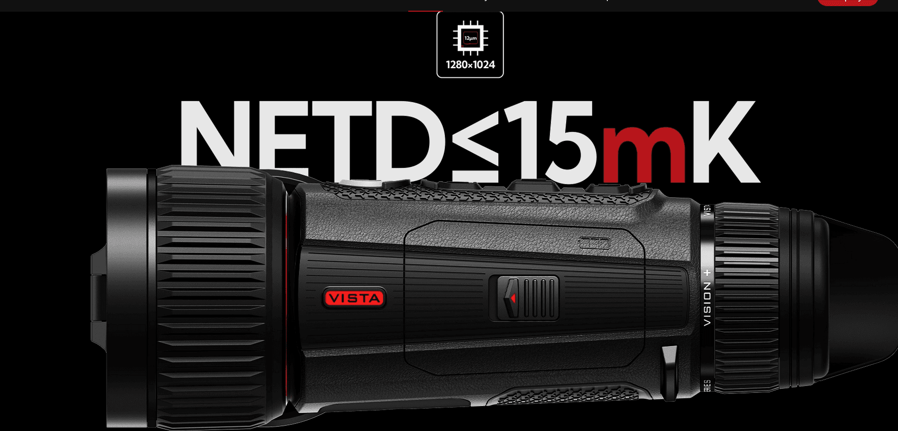 Nocpix Vista S50R hőkamera kereső távolságmérővel 2-40x50 mm Hőszenzor: 1280x1024 12μm