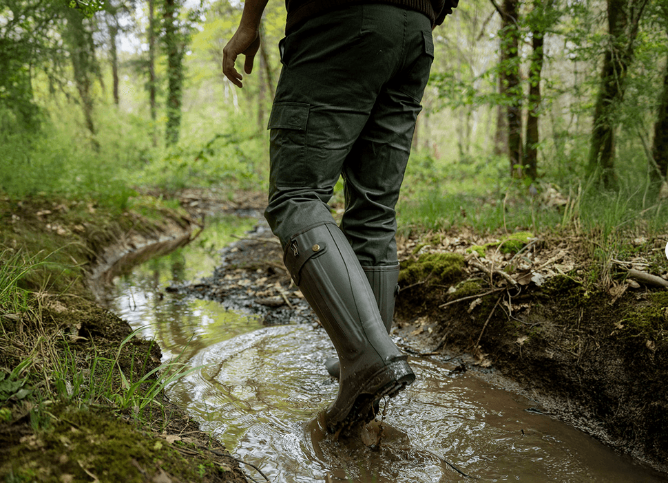 Rouchette 6 mm neoprénes cipzáros csizma vadászoknak