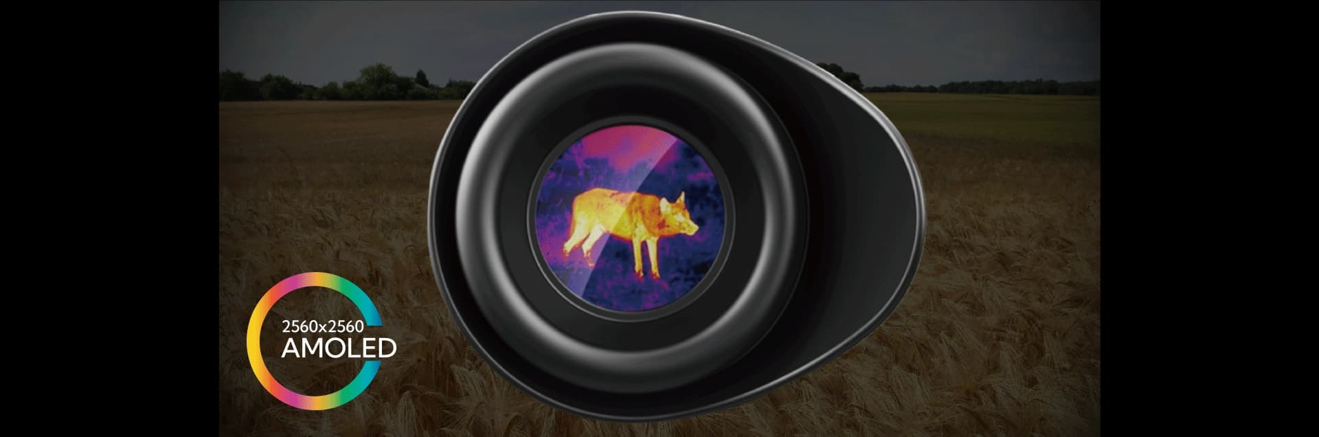 Nocpix Vista H35 hőkamera kereső 3-28x 35 mm Hőszenzor: 640x512 12μm Hőszenzor NETD Hőszenzor NETD : 15 mK K ijelző Kijelző: 2560×2560 AMOLED