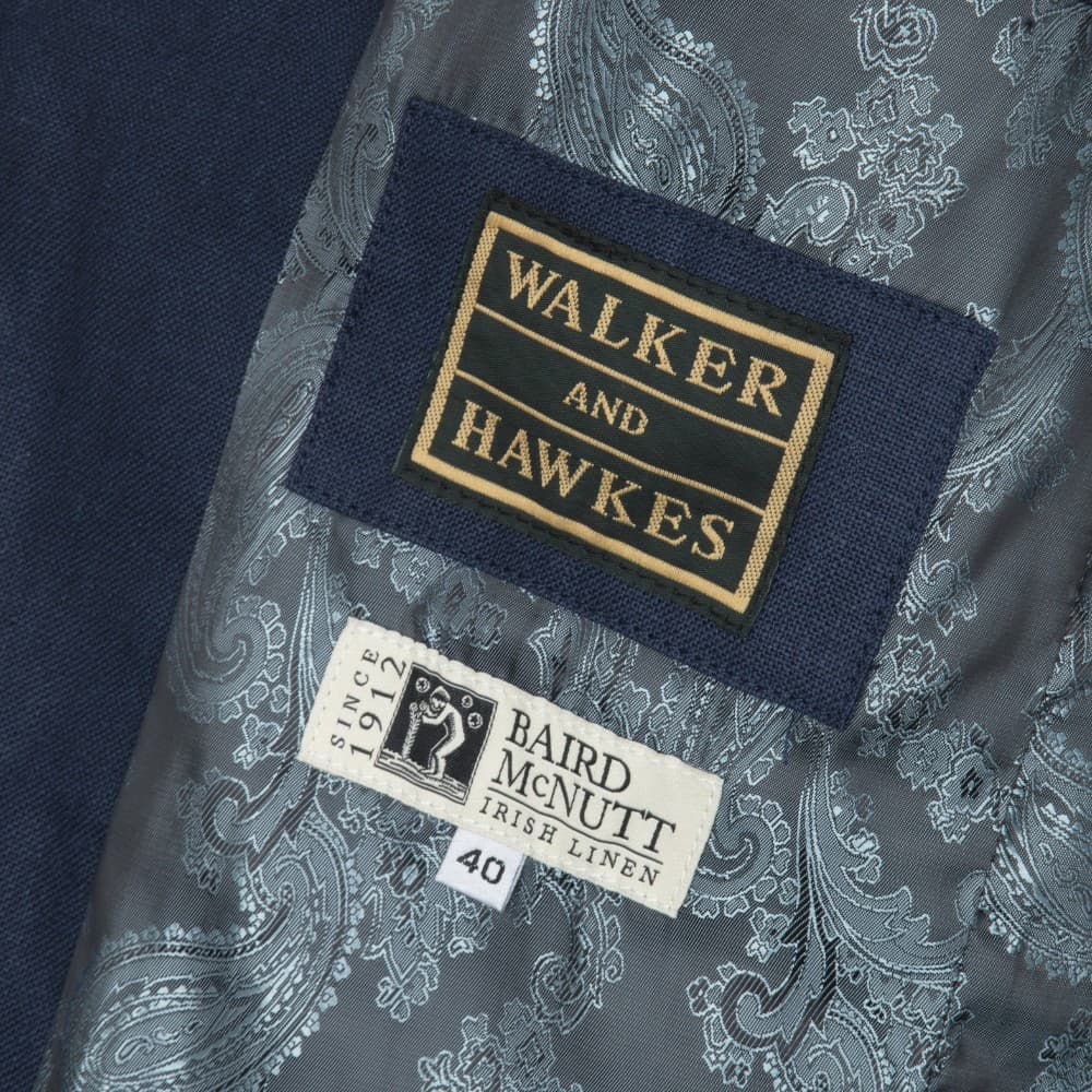 Walker & Hawkes Férfi Baird McNutt Irish Linen Banbridge Zakó