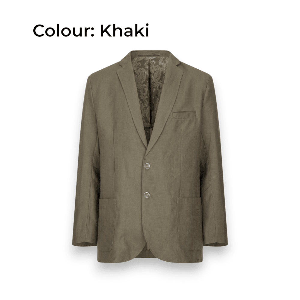 Walker & Hawkes Férfi Baird McNutt Irish Linen Banbridge Zakó