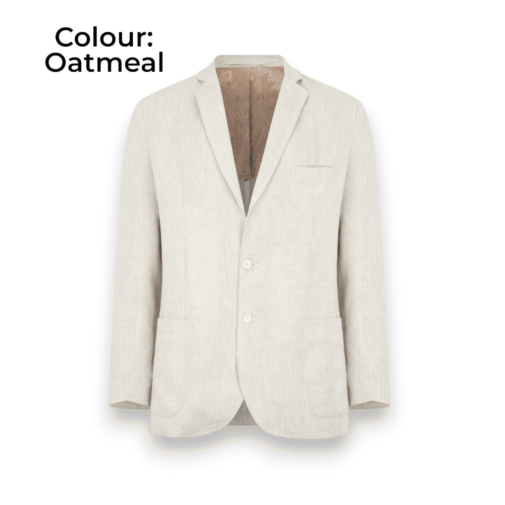 Walker & Hawkes Férfi Baird McNutt Irish Linen Banbridge Zakó