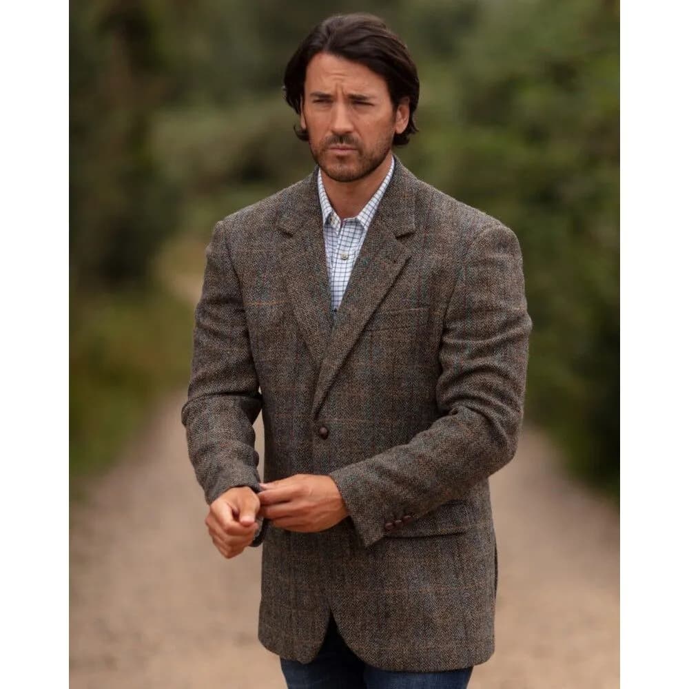 Walker & Hawkes Férfi Harris Tweed Blakemore Zakó