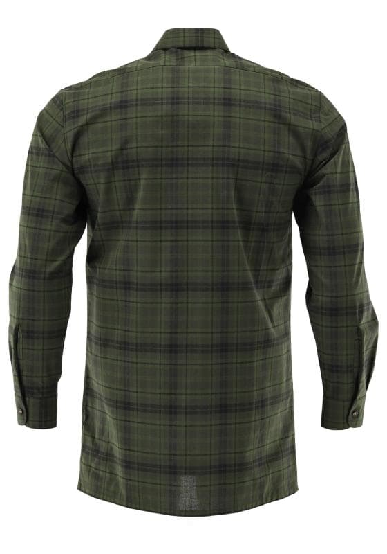 Férfi hosszú ujjú Comfort Fit ing – 100% pamut, klasszikus kockás mintával (400001-4350/55)( H745)