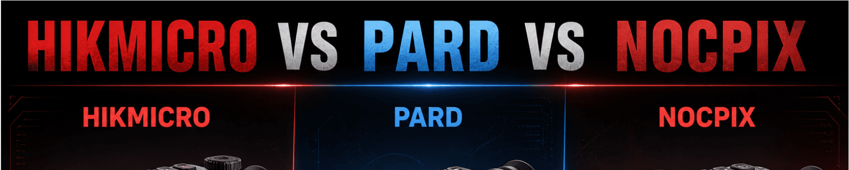 Digitális éjjellátó céltávcső összehasonlítás: PARD, Nocpix és HIKMICRO modellek egy helyen