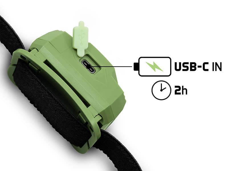 Vadász fejlámpa LUMIS 3W / 220 lm / 1000 mAh