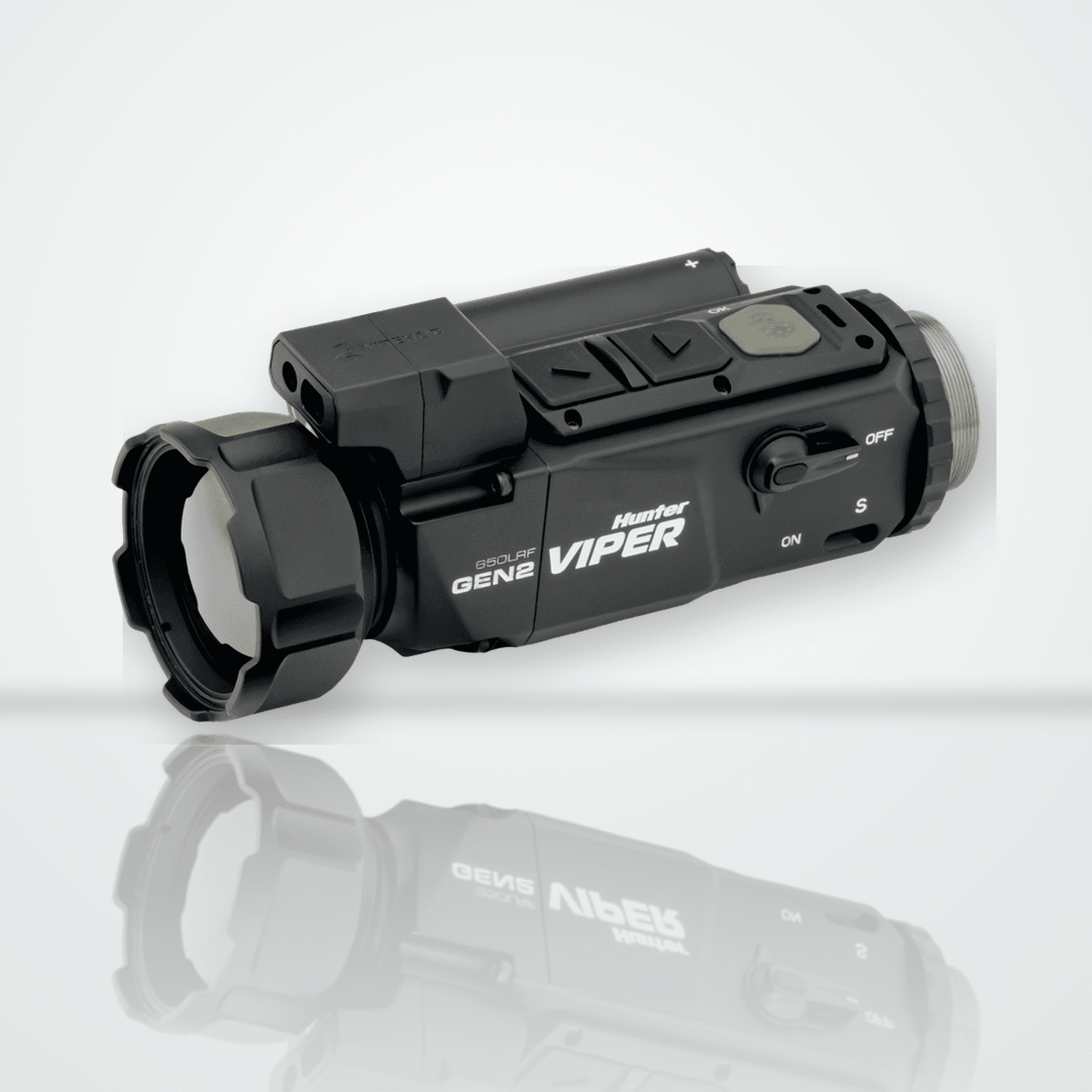 Nitehog VIPER GEN2 650 LRF Hőkamera-előtét integrált lézeres távolságmérővel és ballisztikai számítógéppel