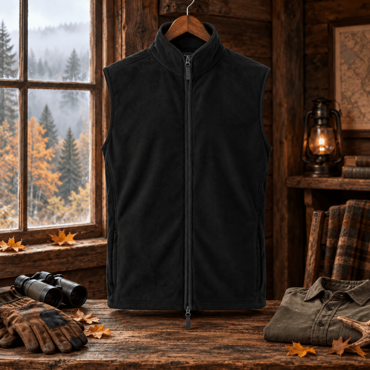 Elegáns mellény fekete PR803
