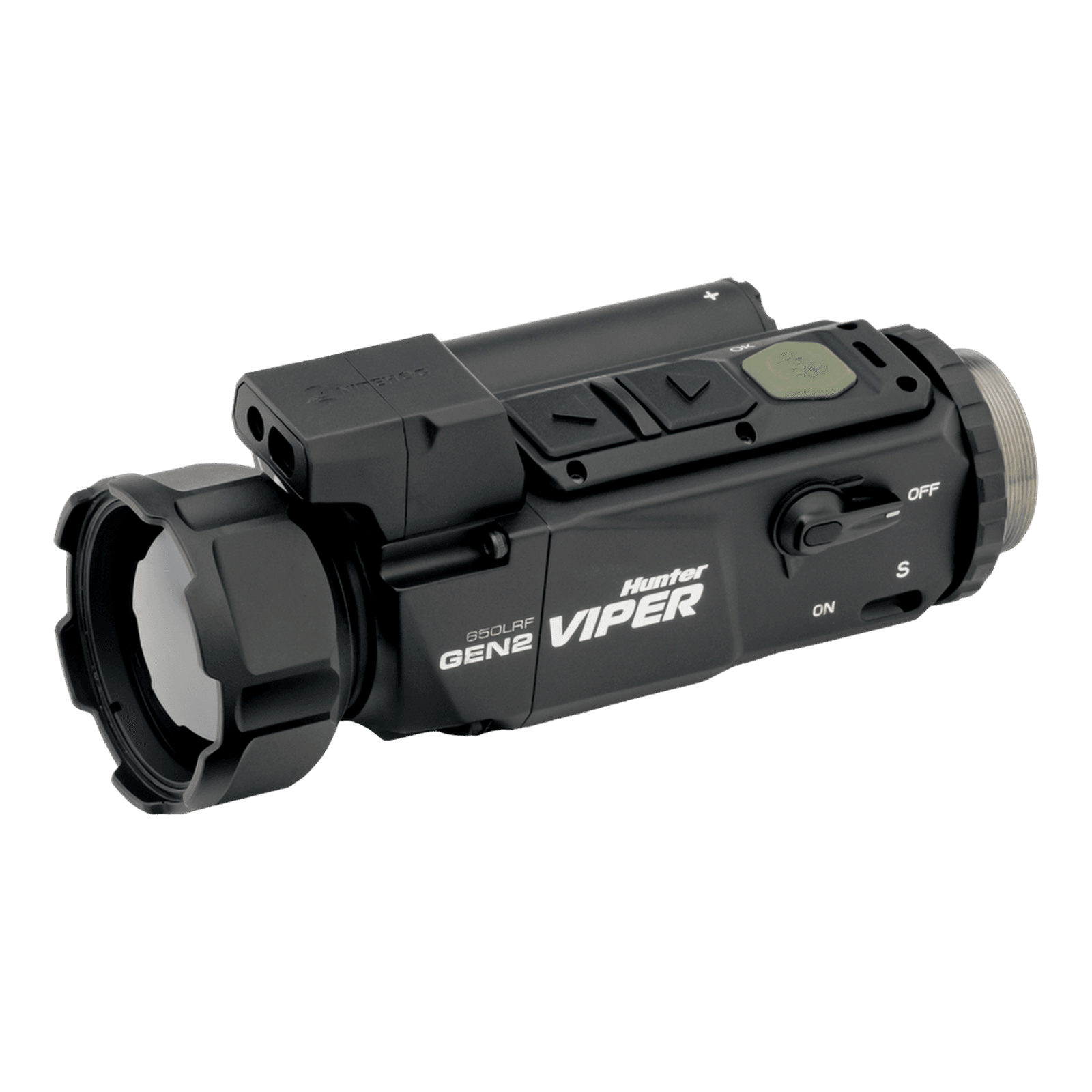 Nitehog VIPER GEN2 650 LRF Hőkamera-előtét integrált lézeres távolságmérővel és ballisztikai számítógéppel